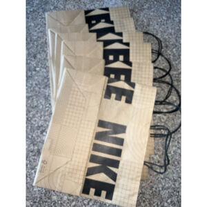 8 NIKE paper shopping LOGO bag  16" x 13"